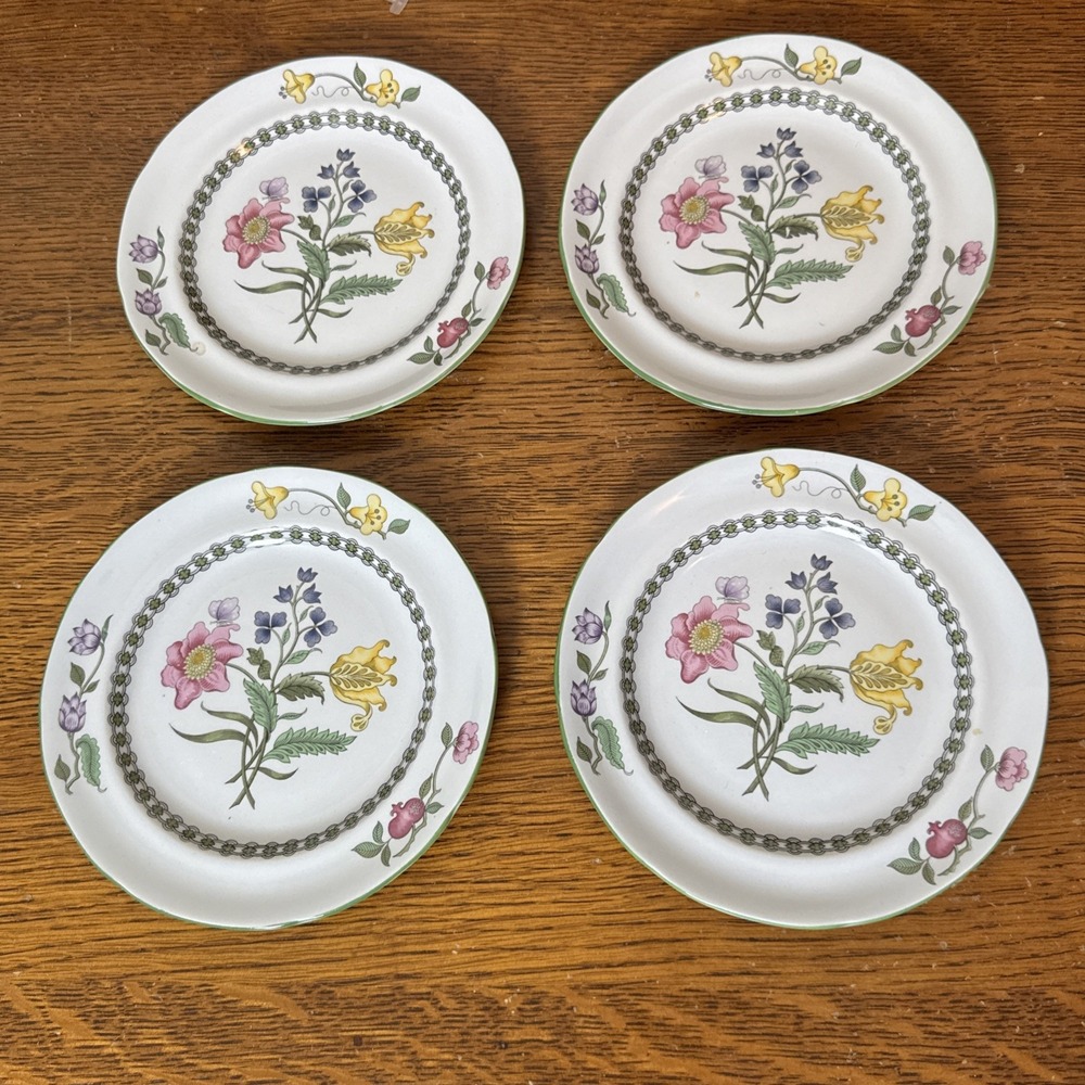 Spode Summer Palace W150 Bread & Butter Plate 6" England Fine Stone Floral